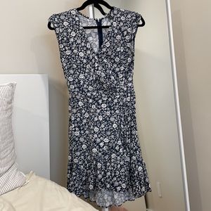 JCrew V-Neck Print Dress